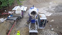 Aimix AS-2.6 Self Loading Concrete Mixer with Pump For Building